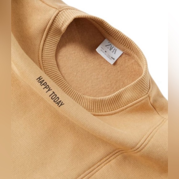 Zara Girls Combination Sweater Sweatshirt. (Size: 8) - Picture 3 of 4